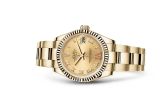 Rolex - 178278-0133  Datejust 31 Yellow Gold Fluted / Oyster / Champagne Roman