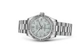 Rolex - 178279-0008  Datejust 31 White Gold Fluted / President / Meteorite