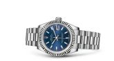 Rolex - 178279-0041  Datejust 31 White Gold Fluted / President / Blue