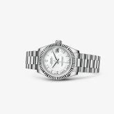 Rolex - 178279-0067  Datejust 31 White Gold Fluted / President / White Roman