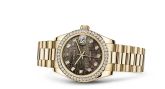 Rolex - 178288-0016  Datejust 31 Yellow Gold Diamond / President / Black MOP Computer