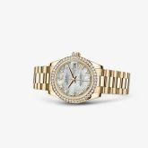 Rolex - 178288-0025  Datejust 31 Yellow Gold Diamond / President / MOP Roman