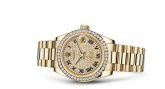 Rolex - 178288-0032  Datejust 31 Yellow Gold Diamond / President / Paved Roman