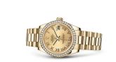 Rolex - 178288-0051  Datejust 31 Yellow Gold Diamond / President / Champagne Roman