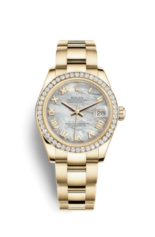 Rolex - 178288-0054  Datejust 31 Yellow Gold Diamond / Oyster / MOP Roman