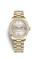 Rolex Datejust 31 Yellow Gold Diamond / President / Champagne Diamonds Rubies (178288-0056)