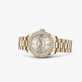 Rolex - 178288-0056  Datejust 31 Yellow Gold Diamond / President / Silver Roman