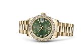 Rolex - 178288-0057  Datejust 31 Yellow Gold Diamond / President / Olive Roman