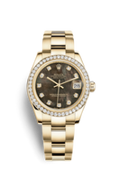 Rolex Datejust 31 Rolesor Yellow Diamond / Oyster / Champagne Floral (178288-0070)