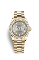 Rolex Datejust 31 Rolesor Everose Domed Diamond / Oyster / Pink Computer (178288-0076)