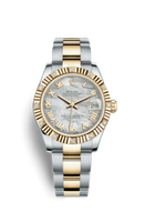 Rolex Datejust 31 Yellow Gold Diamond / Oyster / Champagne Diamond (178313-0033)