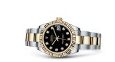 Rolex - 178313-0043v  Datejust 31 Rolesor Fluted Diamond / Oyster / Black Diamond