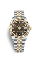 Rolex Datejust 31 Stainless Steel Fluted / Jubilee / Meteorite (178313-0066)