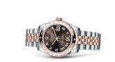 Rolex - 178341-0009  Datejust 31 Rolesor Everose Domed Diamond / Jubilee / Chocolate Roman