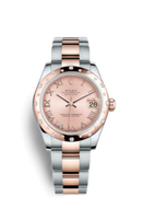 Rolex Datejust 31 Rolesor Everose Fluted / Jubilee / MOP (178341-0016)