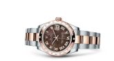 Rolex - 178341-0055  Datejust 31 Rolesor Everose Domed Diamond / Oyster / Black MOP Roman