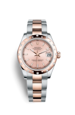 Rolex - 178341-0060  Datejust 31 Rolesor Everose Domed Diamond / Oyster / Pink