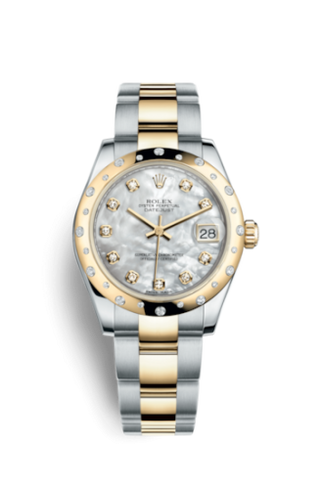 Rolex - 178343-0006  Datejust 31 Rolesor Yellow Domed Diamond / Oyster / MOP Diamond