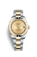 Rolex Datejust 31 Stainless Steel Diamond / Oyster / MOP - Roman (178343-0021)