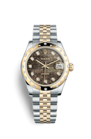 Rolex Datejust 31 Rolesor Everose Fluted / Oyster / MOP (178343-0027)