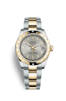 Rolex Datejust 31 Yellow Gold Diamond / Oyster / Steel Roman (178343-0055)