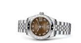 Rolex - 178344-0001  Datejust 31 Stainless Steel Domed Diamond / Jubilee / Bronze - Roman