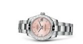 Rolex - 178344-0012  Datejust 31 Stainless Steel Domed Diamond / Oyster / Pink Roman