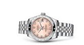 Rolex - 178344-0023  Datejust 31 Stainless Steel Domed Diamond / Jubilee / Pink - Diamond