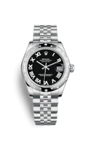 Rolex Datejust 31 Stainless Steel Diamond / Oyster / MOP - Roman (178344-0034)