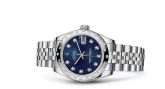 Rolex - 178344-0061  Datejust 31 Stainless Steel Domed Diamond / Jubilee / Blue - Diamond