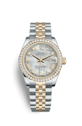 Rolex - 178383-0003  Datejust 31 Rolesor Yellow Diamond / Jubilee / MOP Roman