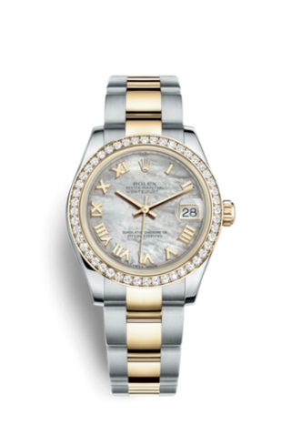 Rolex - 178383-0015  Datejust 31 Rolesor Yellow Diamond / Oyster / MOP Roman