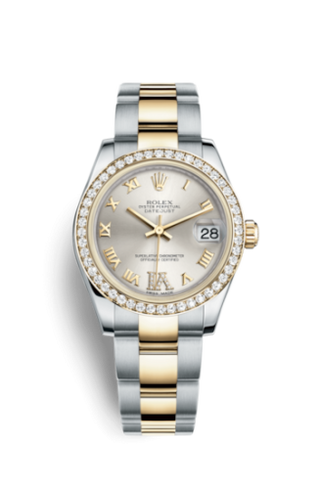 Rolex - 178383-0019  Datejust 31 Rolesor Yellow Diamond / Oyster / Silver Roman