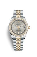 Rolex Datejust 31 Yellow Gold Diamond / Oyster / Black MOP (178383-0029)