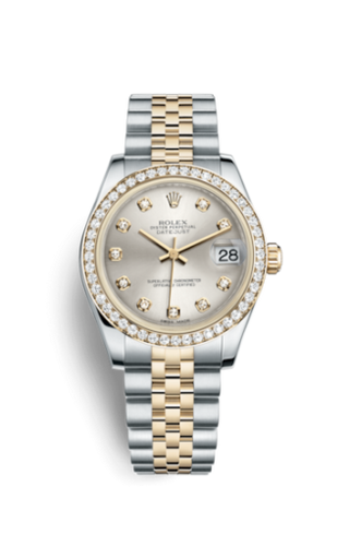 Rolex - 178383-0052  Datejust 31 Rolesor Yellow Diamond / Jubilee / Silver Diamond