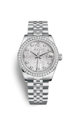 Rolex - 178384-0001  Datejust 31 Stainless Steel Diamond / Jubilee / Silver Computer