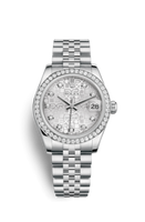 Rolex Datejust 31 Rolesor Everose Domed Diamond / Oyster / White Diamond (178384-0001)