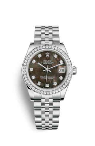 Rolex - 178384-0005  Datejust 31 Stainless Steel Diamond / Jubilee / Black MOP