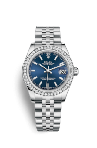 Rolex - 178384-0029  Datejust 31 Stainless Steel Diamond / Jubilee / Blue