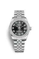 Rolex Datejust 31 Stainless Steel Diamond / Oyster / Blue - Diamond (178384-0033)