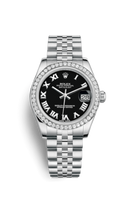 Rolex Datejust 31 Stainless Steel Domed Diamond / Oyster / Pink (178384-0039)