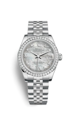 Rolex - 178384-0040  Datejust 31 Stainless Steel Diamond / Jubilee / MOP - Roman