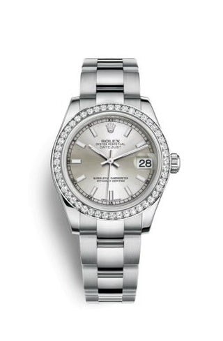 Rolex - 178384-0043  Datejust 31 Stainless Steel Diamond / Oyster / Silver