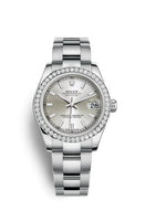 Rolex Datejust 31 Stainless Steel Diamond / Oyster / White (178384-0043)