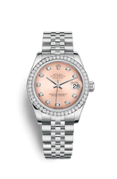 Rolex Datejust 31 Rolesor Everose Domed / Oyster / MOP Roman (178384-0045)