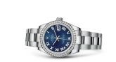 Rolex - 178384-0058  Datejust 31 Stainless Steel Diamond / Oyster / Blue - Roman