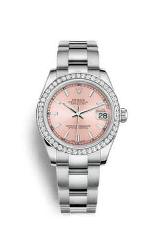 Rolex - 178384-0059  Datejust 31 Stainless Steel Diamond / Oyster / Pink