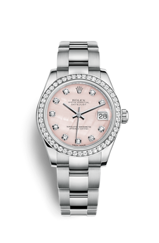 Rolex - 178384-0061  Datejust 31 Stainless Steel Diamond / Oyster / Pink MOP