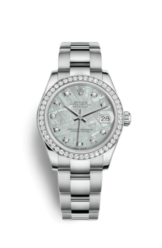 Rolex - 178384-0065  Datejust 31 Stainless Steel Diamond / Oyster / Meteorite