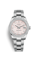 Rolex Datejust 31 White Gold Diamond / Jubilee Diamond / Silver Diamond (178384-0068)